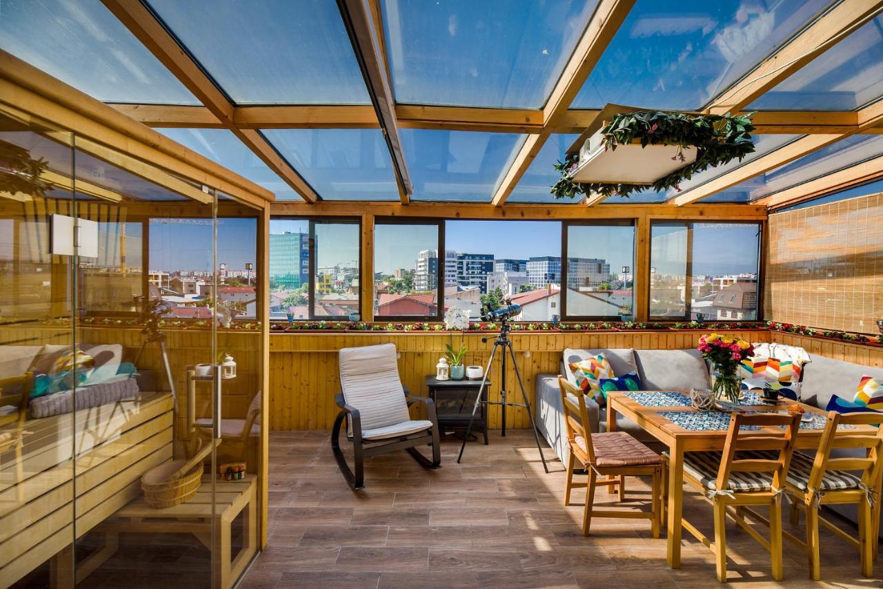 Bucharest Penthouse With Sauna And Terrace Luaran gambar