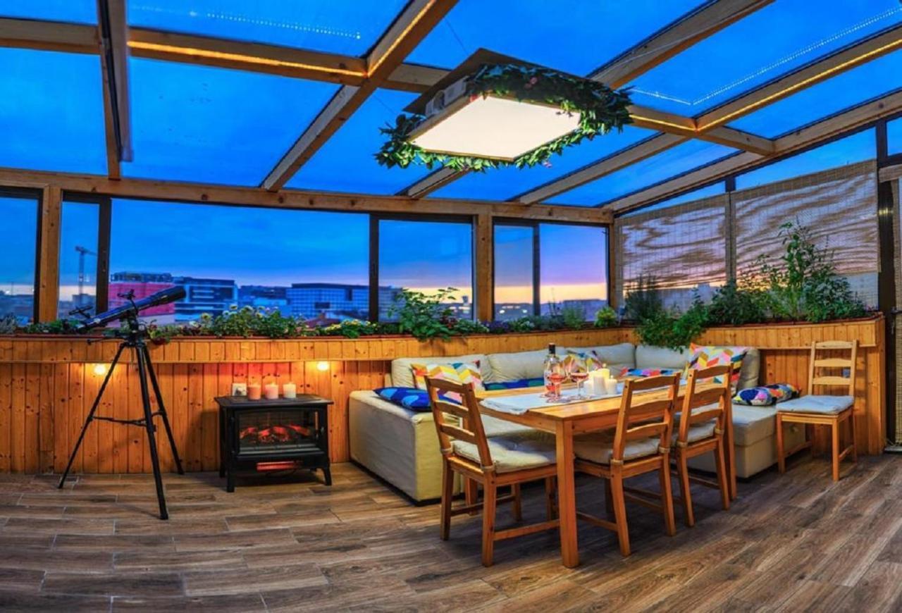 Bucharest Penthouse With Sauna And Terrace Luaran gambar